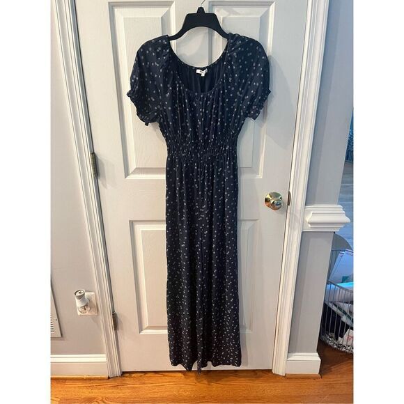 Madewell Sophia Jumpsuit in Navy Bandana sz S EUC - Picture 2 of 9